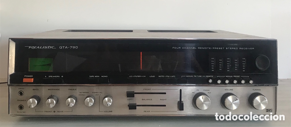 Radios antiguas: Receptor QTA-790 (sin mando a distancia) - Foto 2