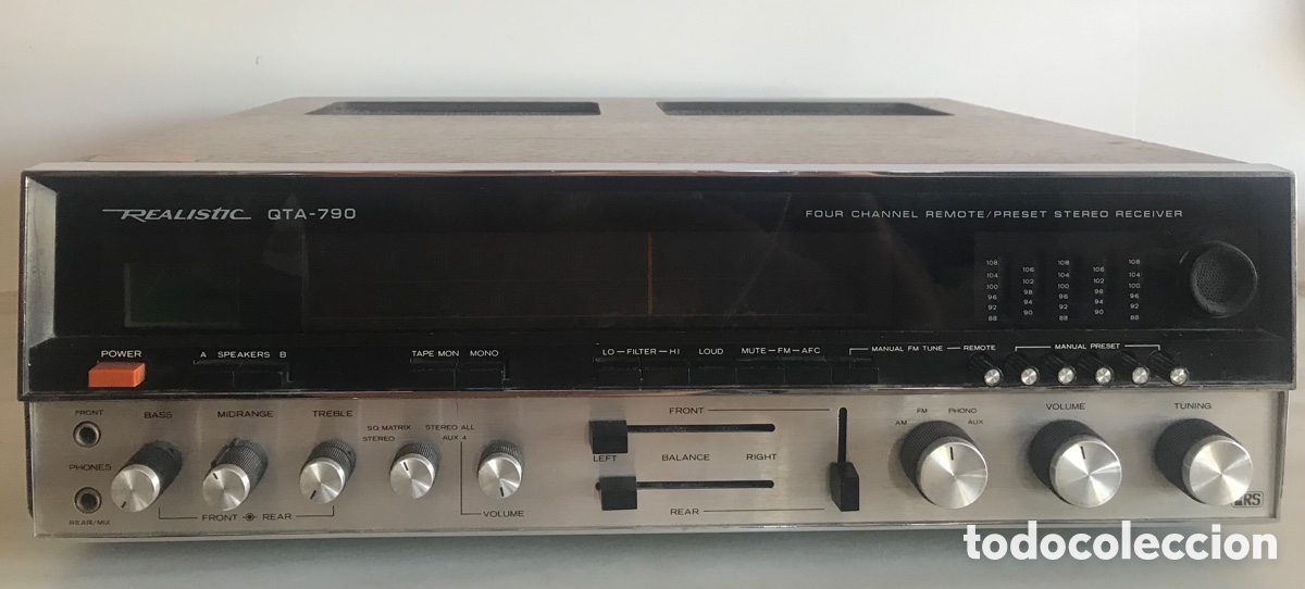 Radios antiguas: Receptor QTA-790 (sin mando a distancia) - Foto 1