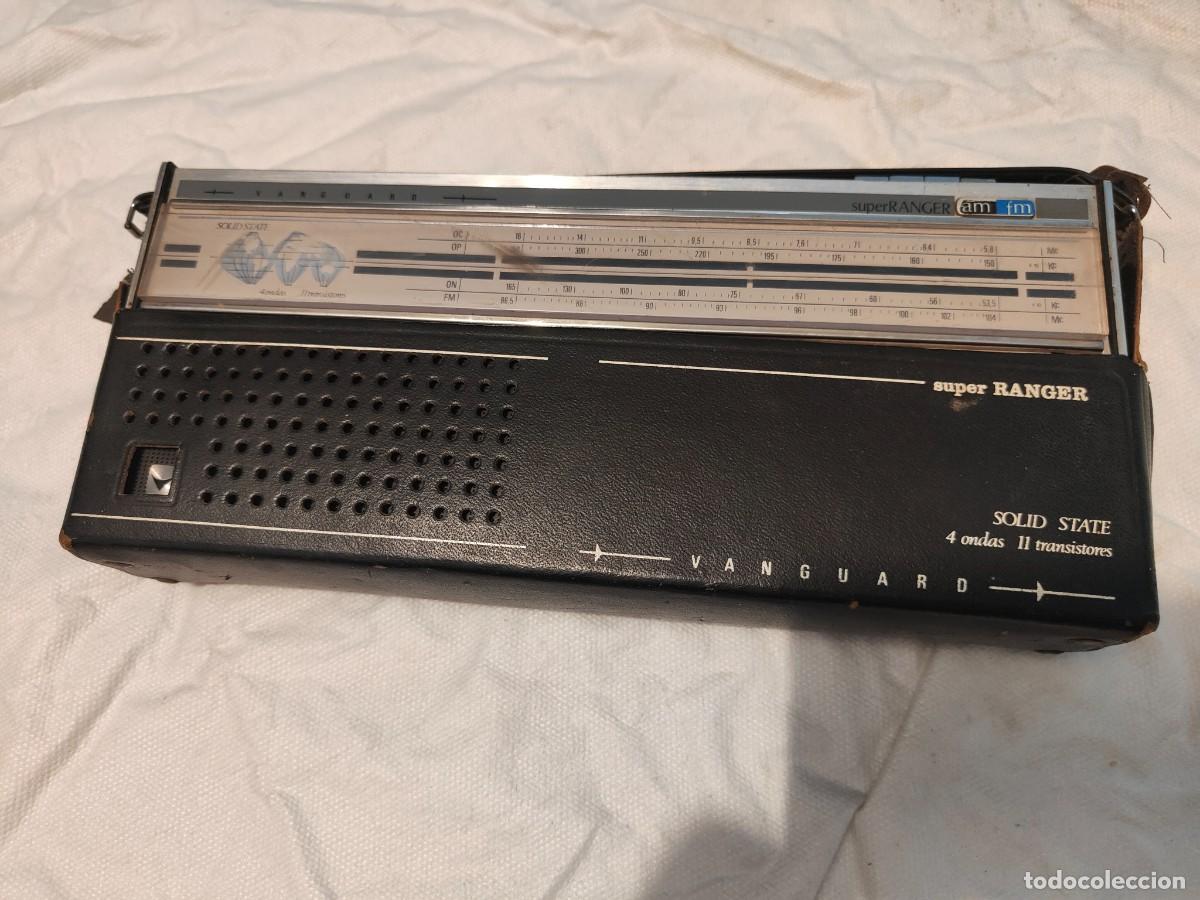 Radios antiguas: RADIOTRANSISTOR VANGUARD super RANGER con funda - Foto 2