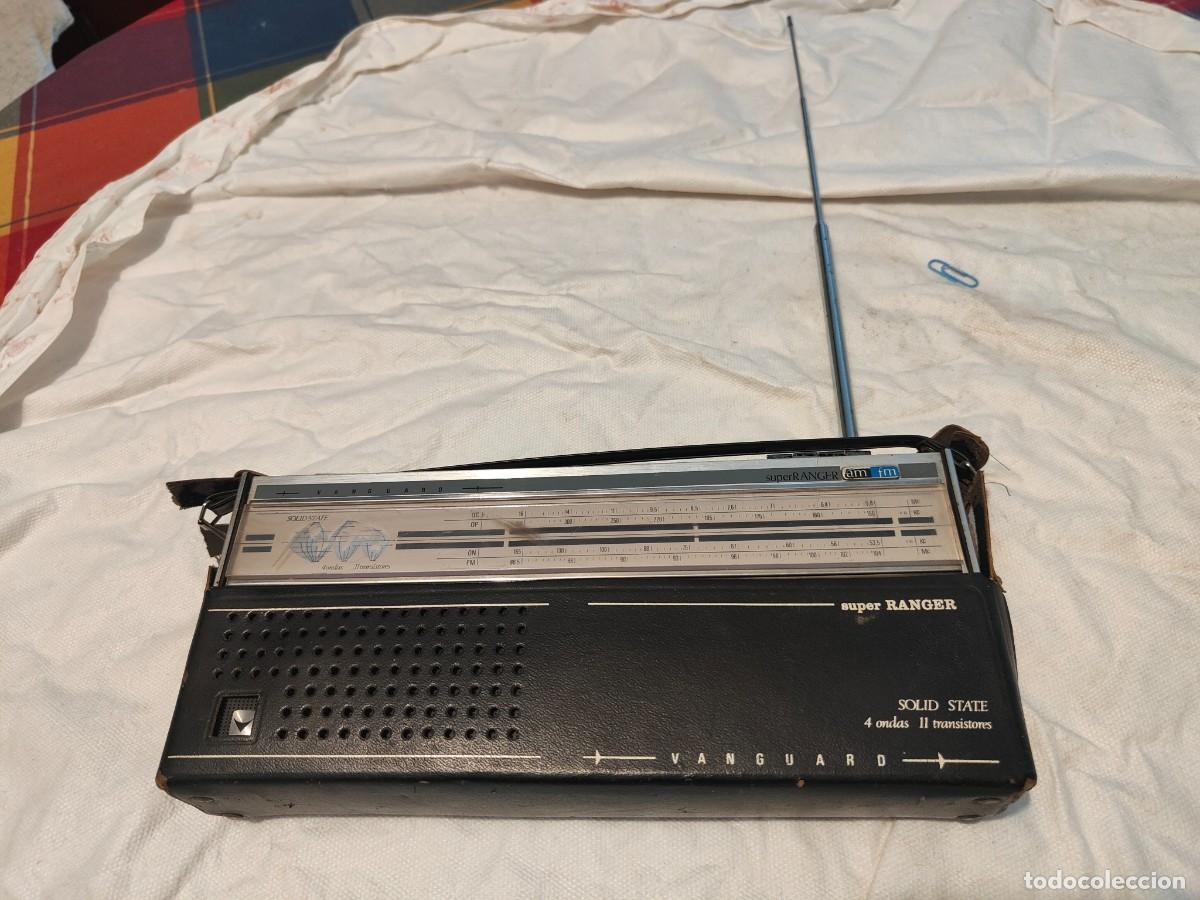 Radios antiguas: RADIOTRANSISTOR VANGUARD super RANGER con funda - Foto 3