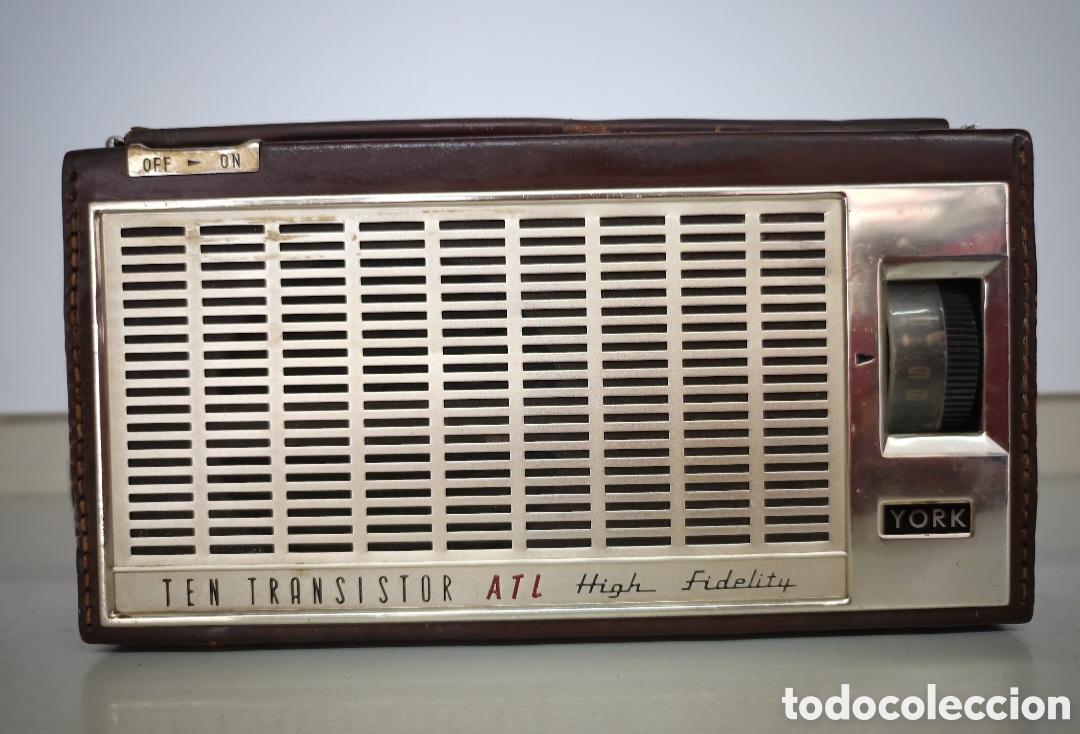 Radios antiguas: Transistor York Ten Atl TR-100 - Foto 1