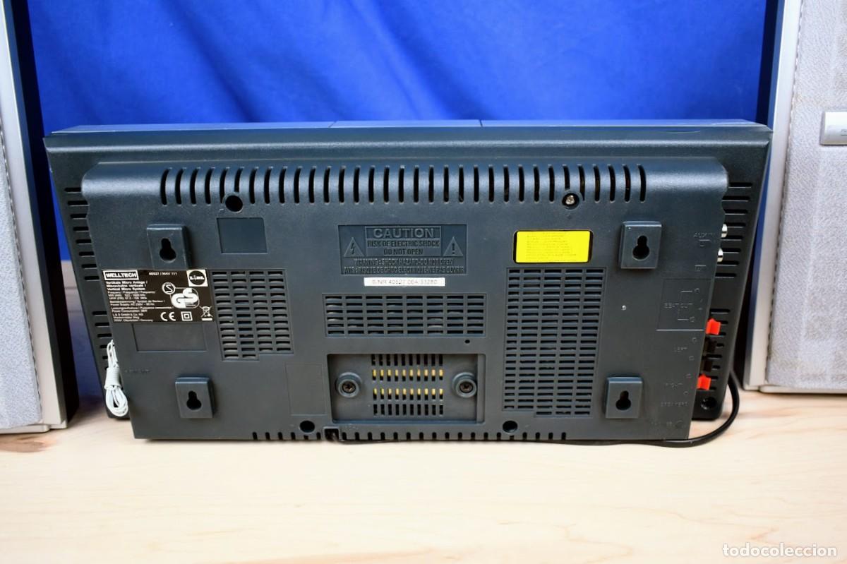 Radios antiguas: Mini cadena Welltech MAV 111 - Foto 11