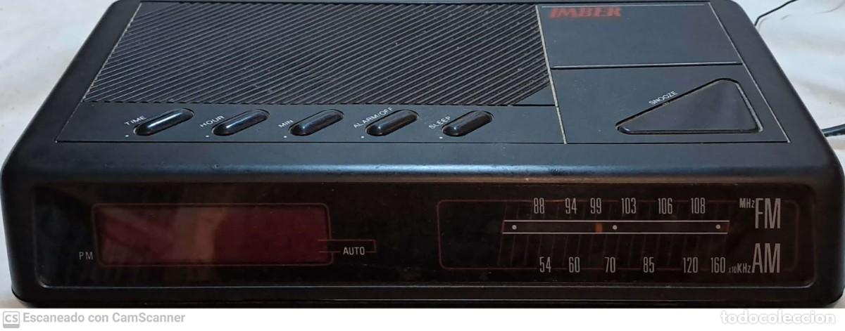 Radios antiguas: Radio despertador IMBER - Foto 1