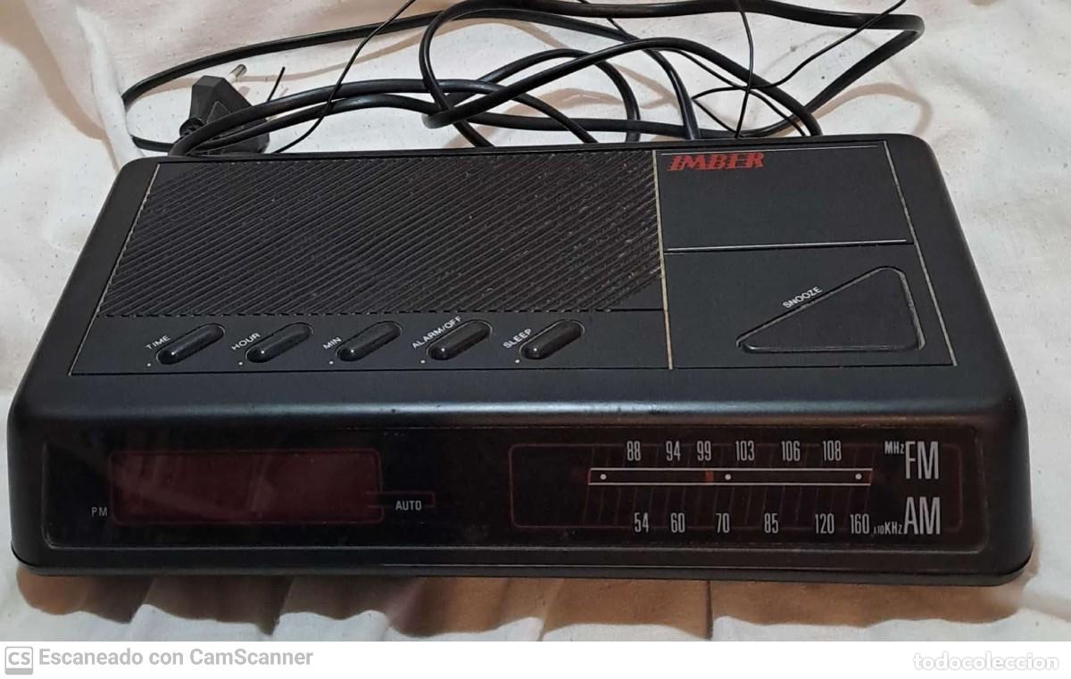 Radios antiguas: Radio despertador IMBER - Foto 3