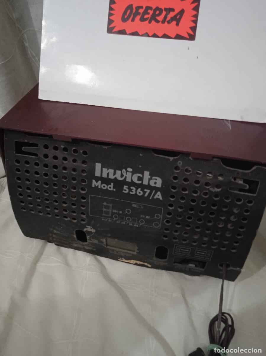 Radios antiguas: ** RADIO A TUBES**INVICTA MODEL 5367/A REF. REF. BRE - Foto 3