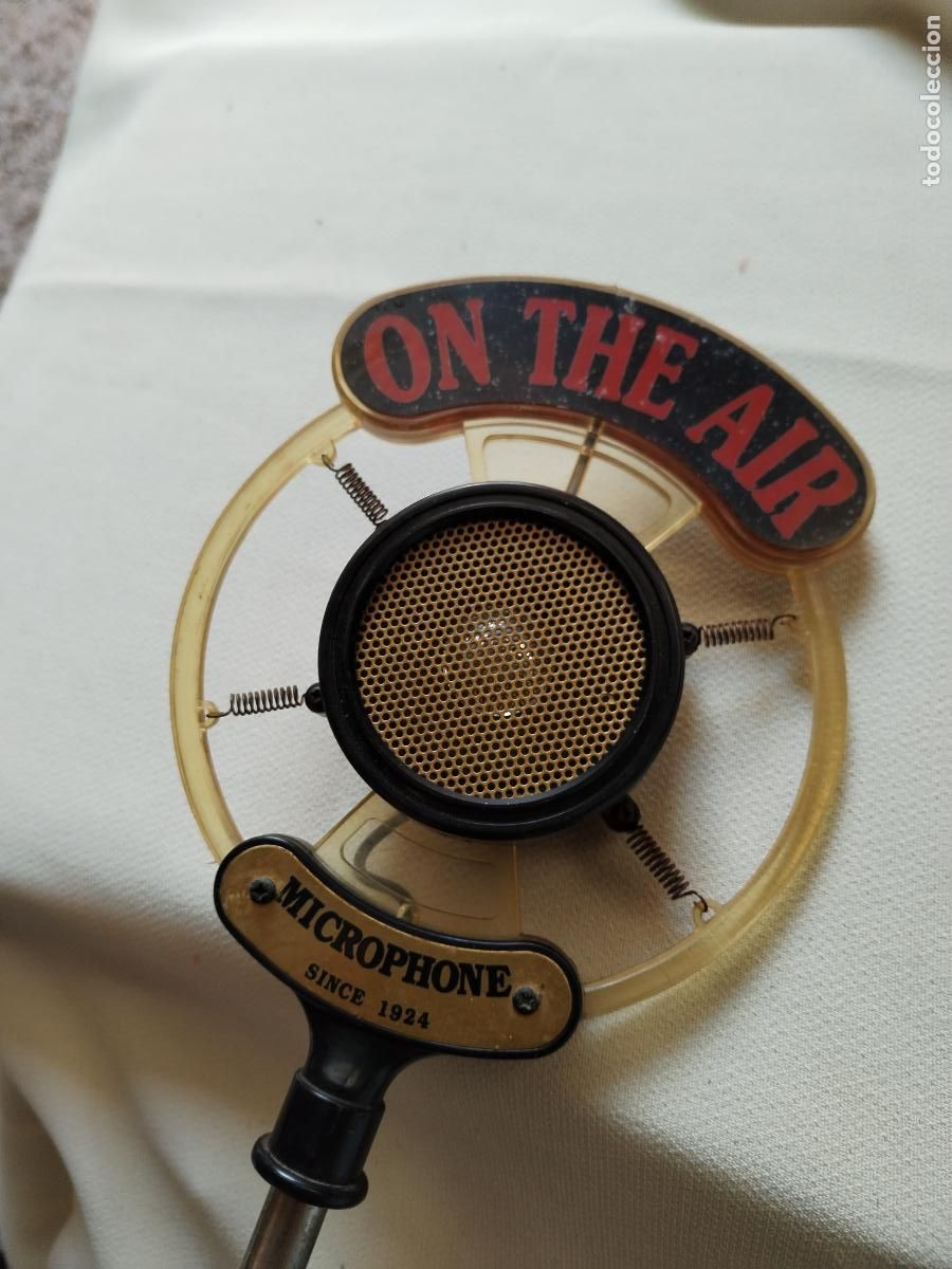 Radios antiguas: radio on the air microphone since 1924 - Foto 5