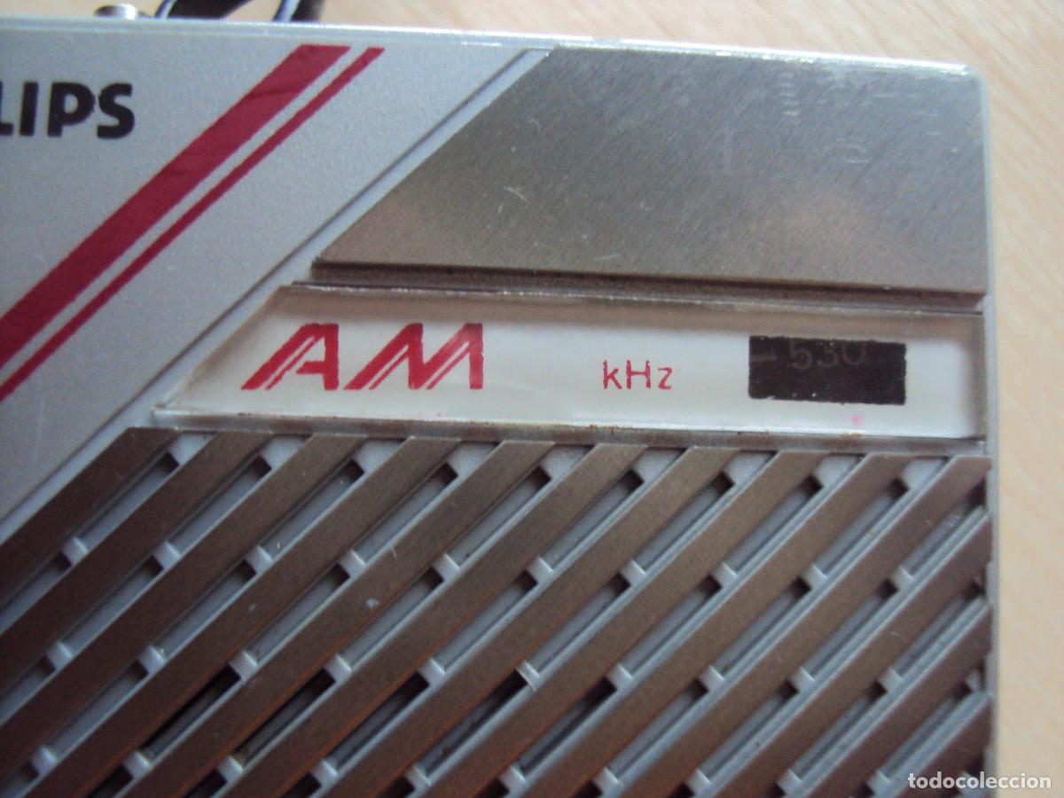 Radios antiguas: RADIO TRANSITOR PHILIPS SOLO AM - Foto 7