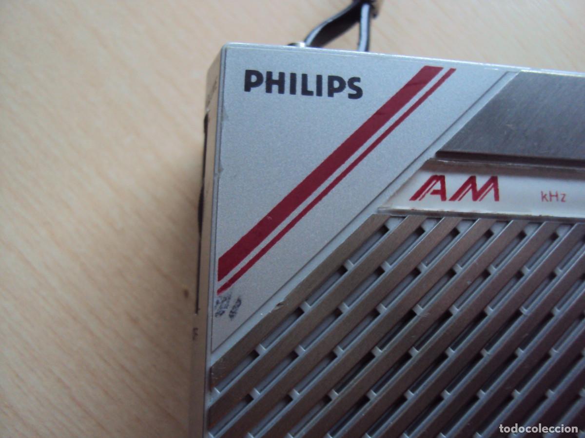 Radios antiguas: RADIO TRANSITOR PHILIPS SOLO AM - Foto 8