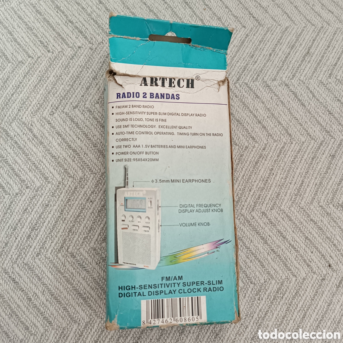 Radios antiguas: Radio 2 bandas Artech FM/AM - Foto 4