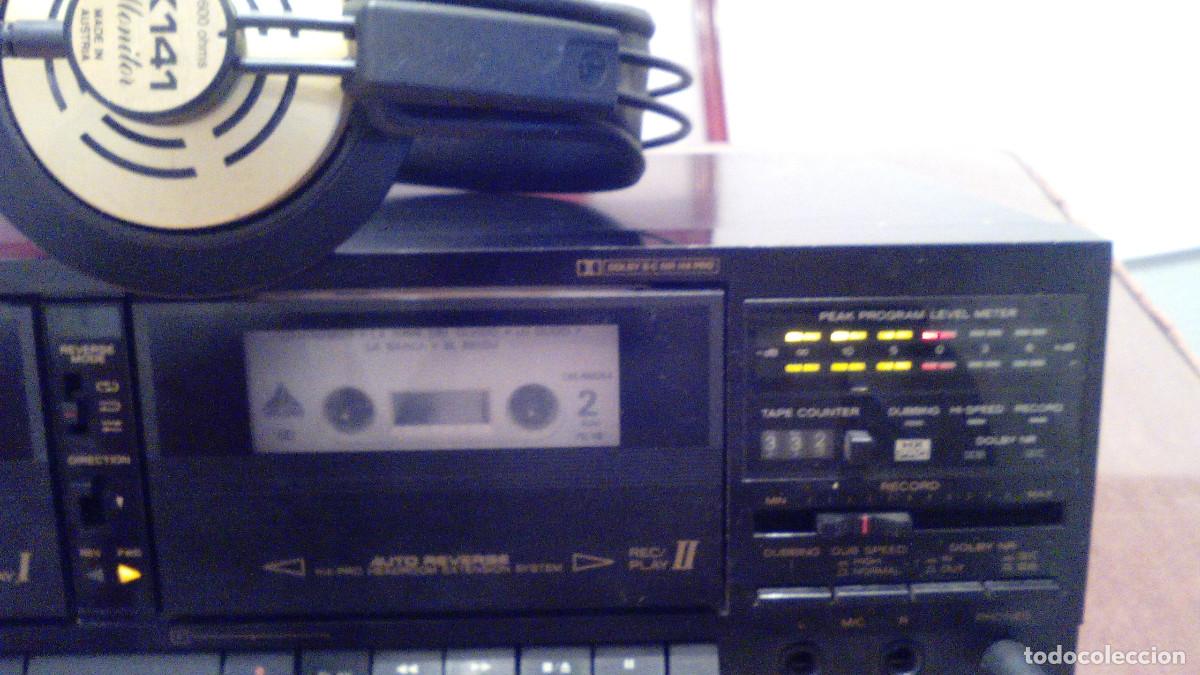 Radios antiguas: TEAC CASETTE DECK DOUBLE MODEL W 450 R REF. 62 GA - Foto 1