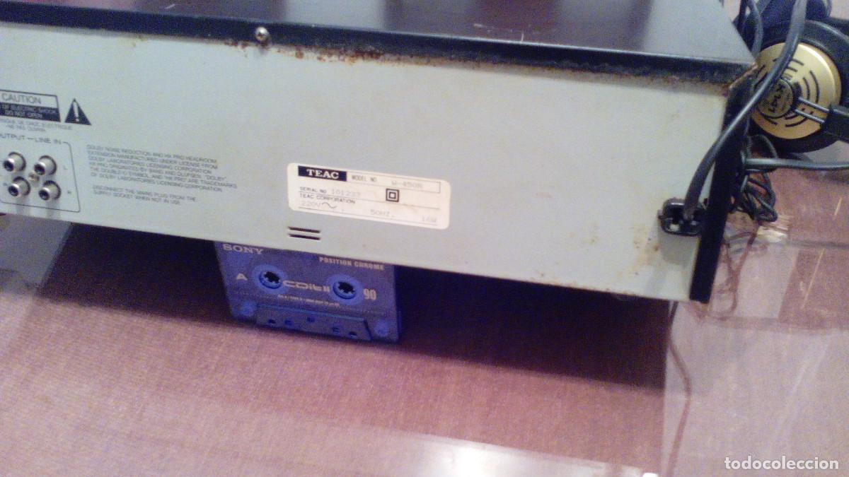 Radios antiguas: TEAC CASETTE DECK DOUBLE MODEL W 450 R REF. 62 GA - Foto 3