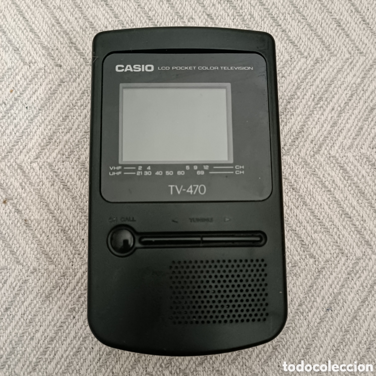Radios antiguas: TELEVISION CASIO TV -470 LCD CON SU FUNDA ORIGINAL - Foto 1