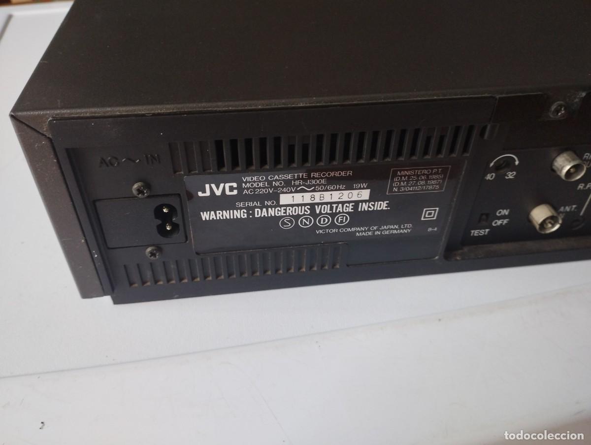 Radios antiguas: VIDEO VHS MARCA JVC MODELO HR-J300 FUNCIONA - Foto 5