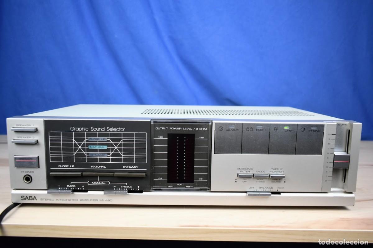 Radios antiguas: Amplificador Saba MI 480 a&ntilde;o 1983 - Foto 1
