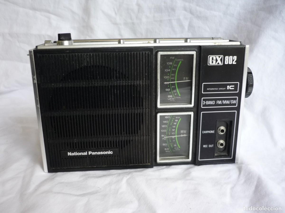 Radios antiguas: Radio National Panasonic 3-band, funcionando - Foto 2
