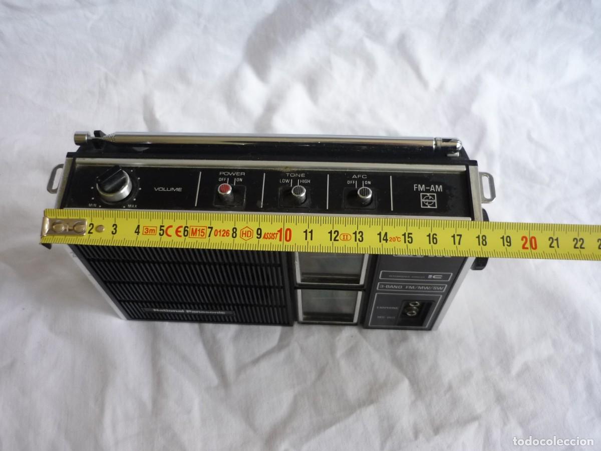 Radios antiguas: Radio National Panasonic 3-band, funcionando - Foto 8