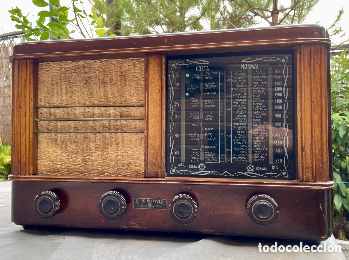 Radios antiguas: Radio US Royal de v&aacute;lvulas. 1929 - Foto 4