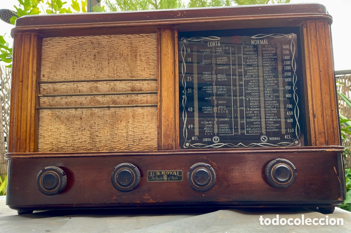 Radios antiguas: Radio US Royal de v&aacute;lvulas. 1929 - Foto 1