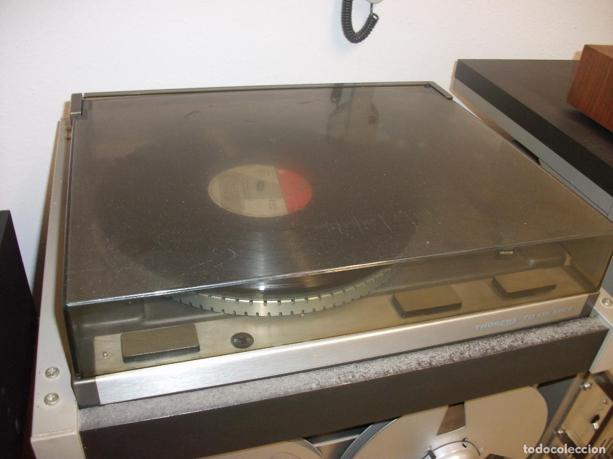 Radios antiguas: THORENS GIRADISCOS MODEL TD 115 MK II REF. 117-41 GARA - Foto 2