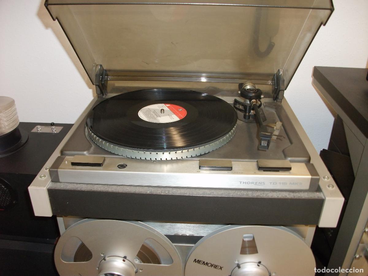 Radios antiguas: THORENS GIRADISCOS MODEL TD 115 MK II REF. 117-41 GARA - Foto 4