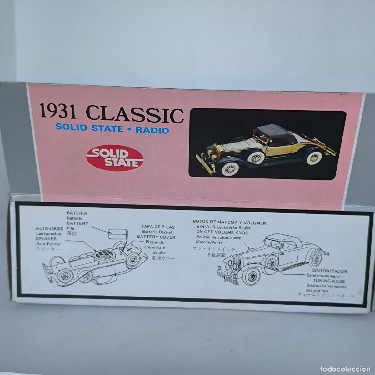 Radios antiguas: 1931 CLASSIC Solid State Radio rolls Royce nuevo a estrenar - Foto 6