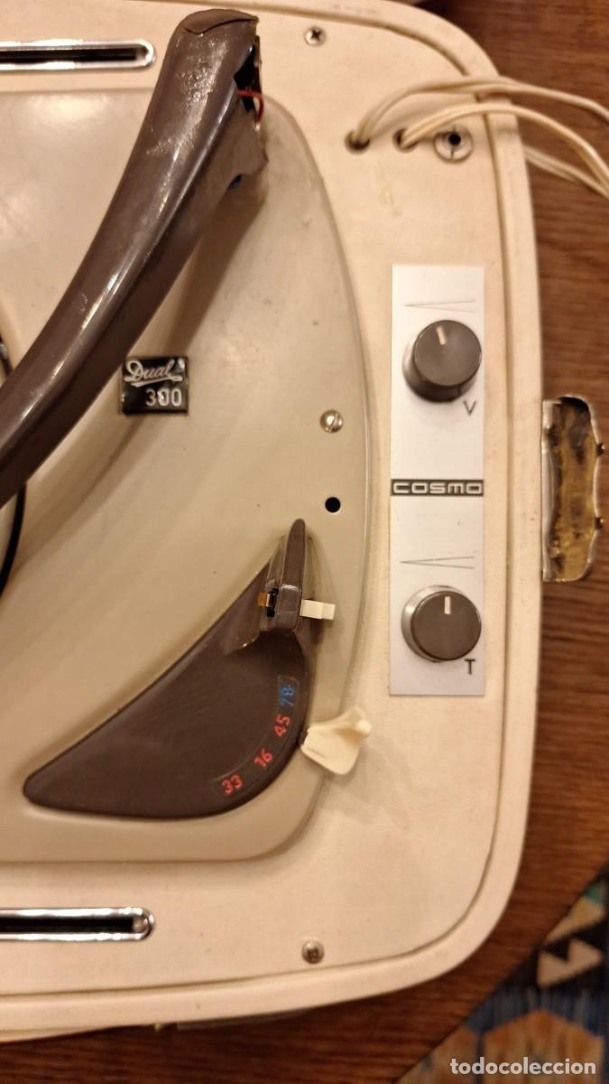 Radios antiguas: Tocadiscos Cosmo Dualette T55 Maleta - Foto 10