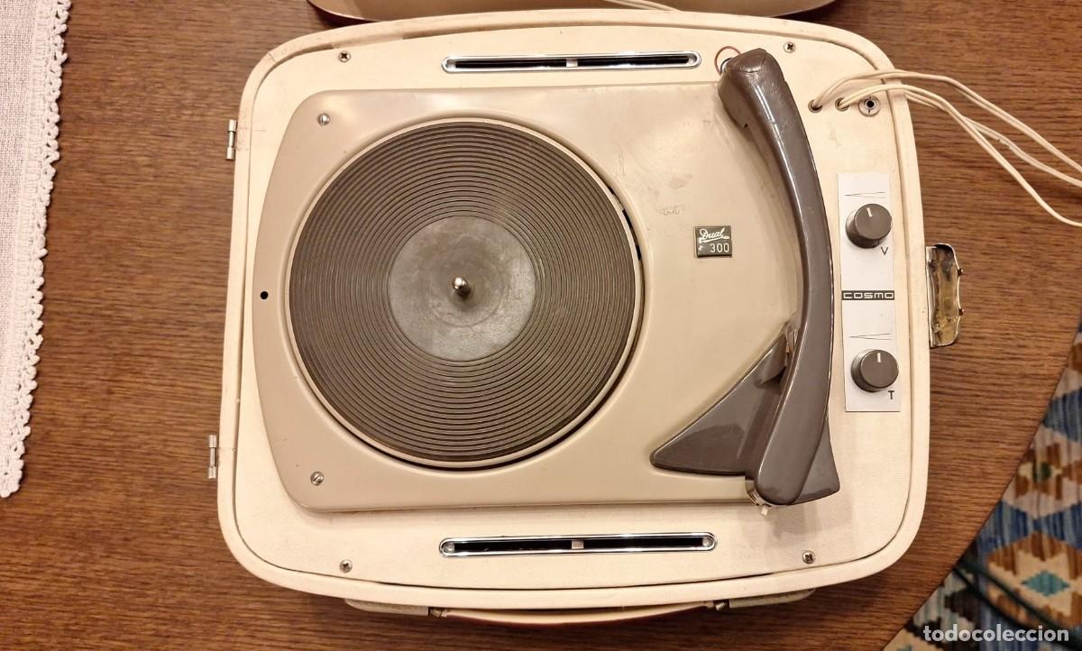 Radios antiguas: Tocadiscos Cosmo Dualette T55 Maleta - Foto 11