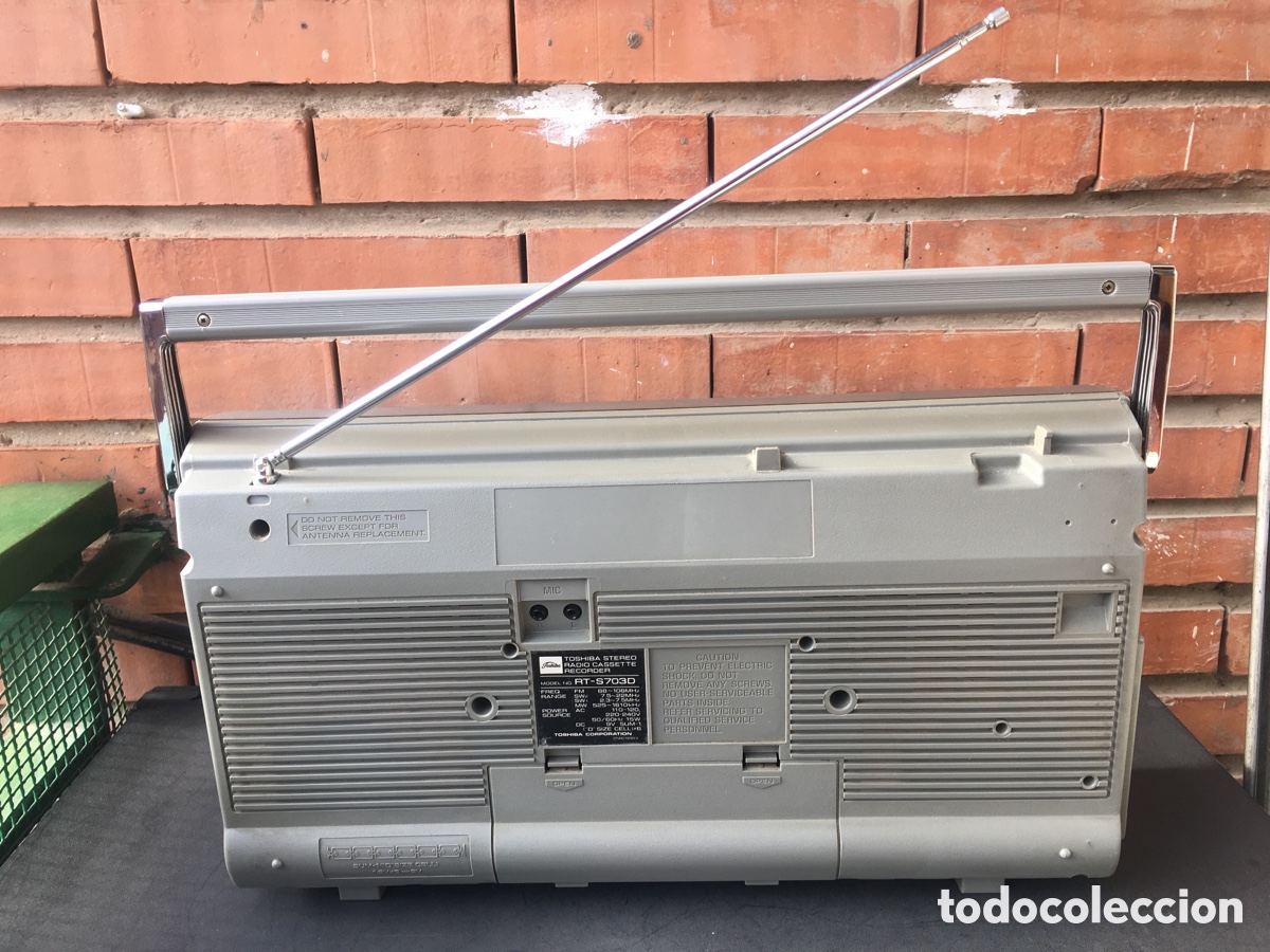 Radios antiguas: RADIO CASSETTE TOSHIBA RT-S703D - Foto 3