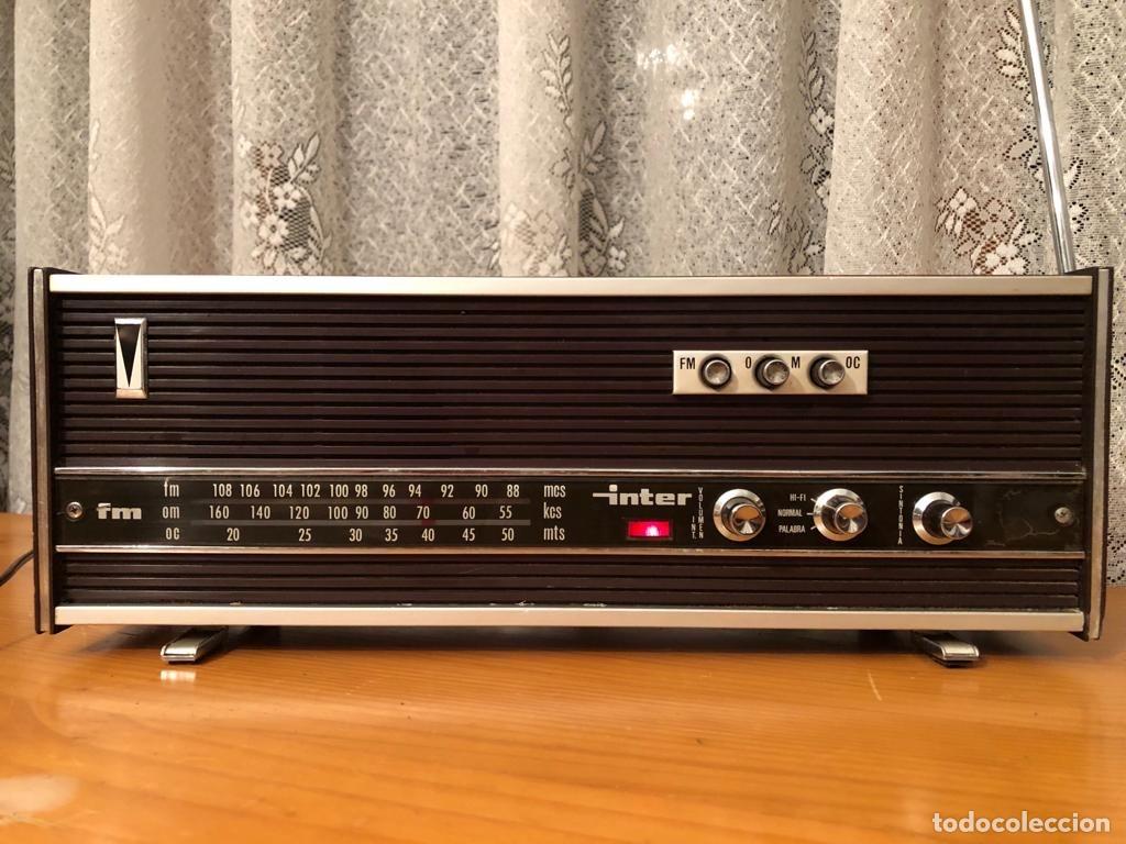 Radios antiguas: RADIO ANTIGUA INTER EUROMODUL 70 / FUNCIONANDO - Foto 1