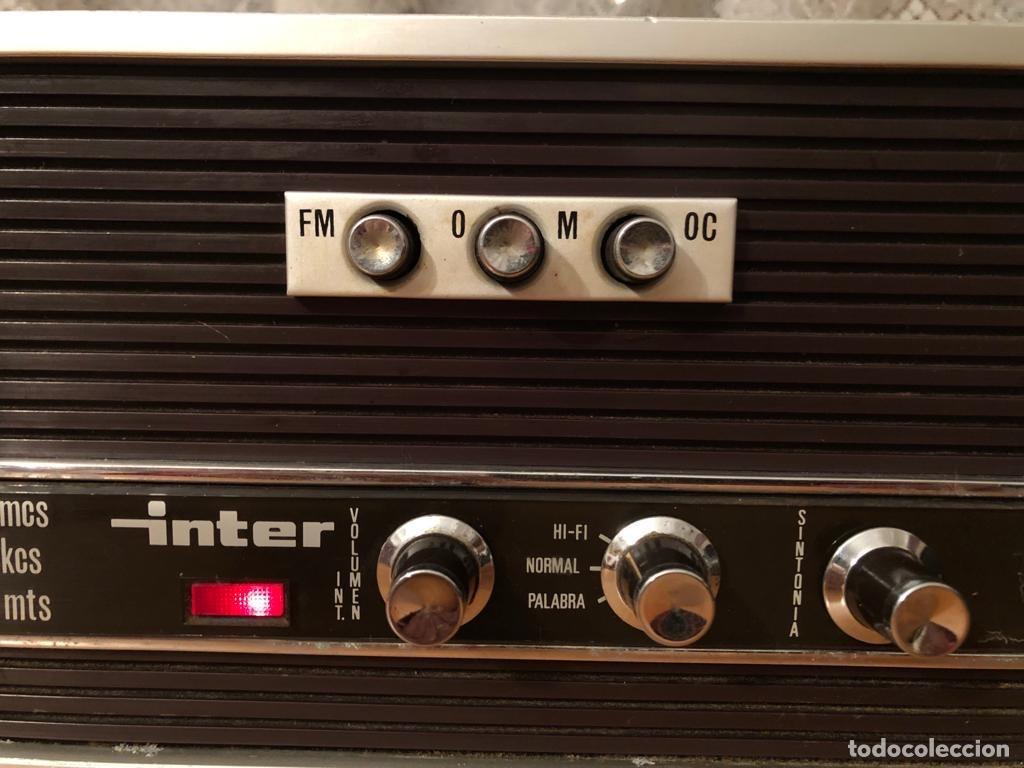 Radios antiguas: RADIO ANTIGUA INTER EUROMODUL 70 / FUNCIONANDO - Foto 5