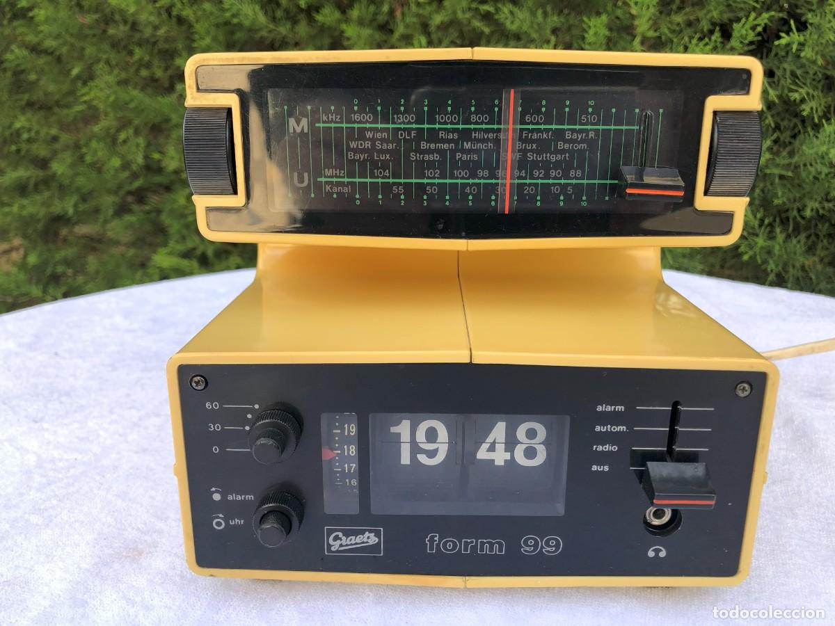 Radios antiguas: RADIO ANTIGUA GRAETZ FORM 99 BLANCA / FUNCIONANDO - Foto 1