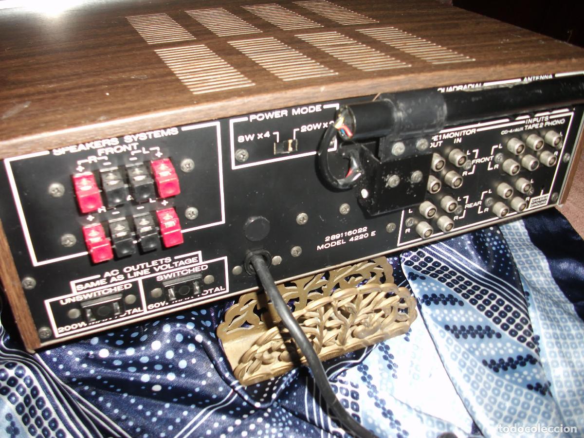 Radios antiguas: MARANTZ , RECEIVER MODEL 4220 CUADRAF. REF.26 ( EN PRUEBAS, PREGUNTE) - Foto 5