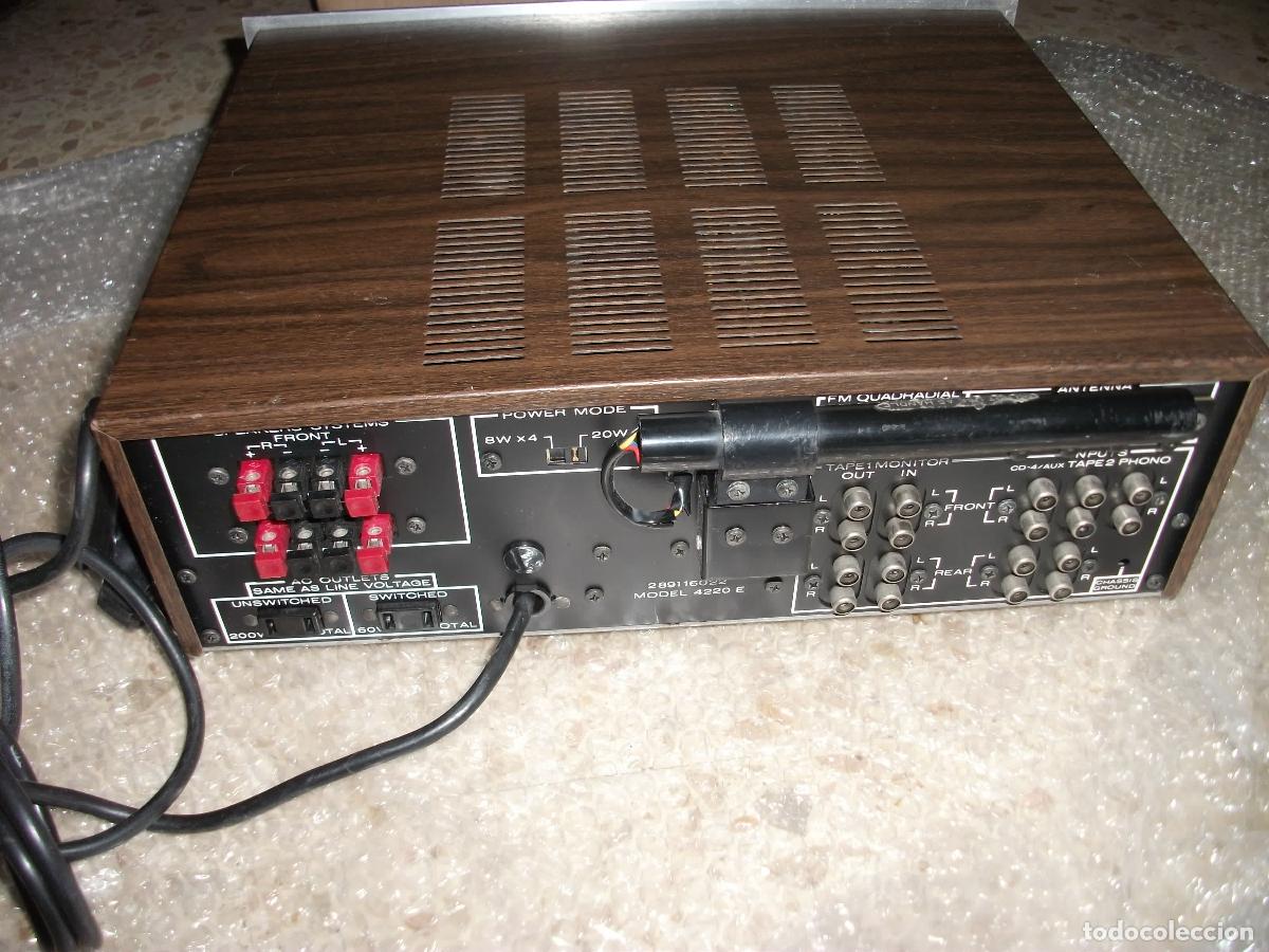 Radios antiguas: MARANTZ , RECEIVER MODEL 4220 CUADRAF. REF.26 ( EN PRUEBAS, PREGUNTE) - Foto 6