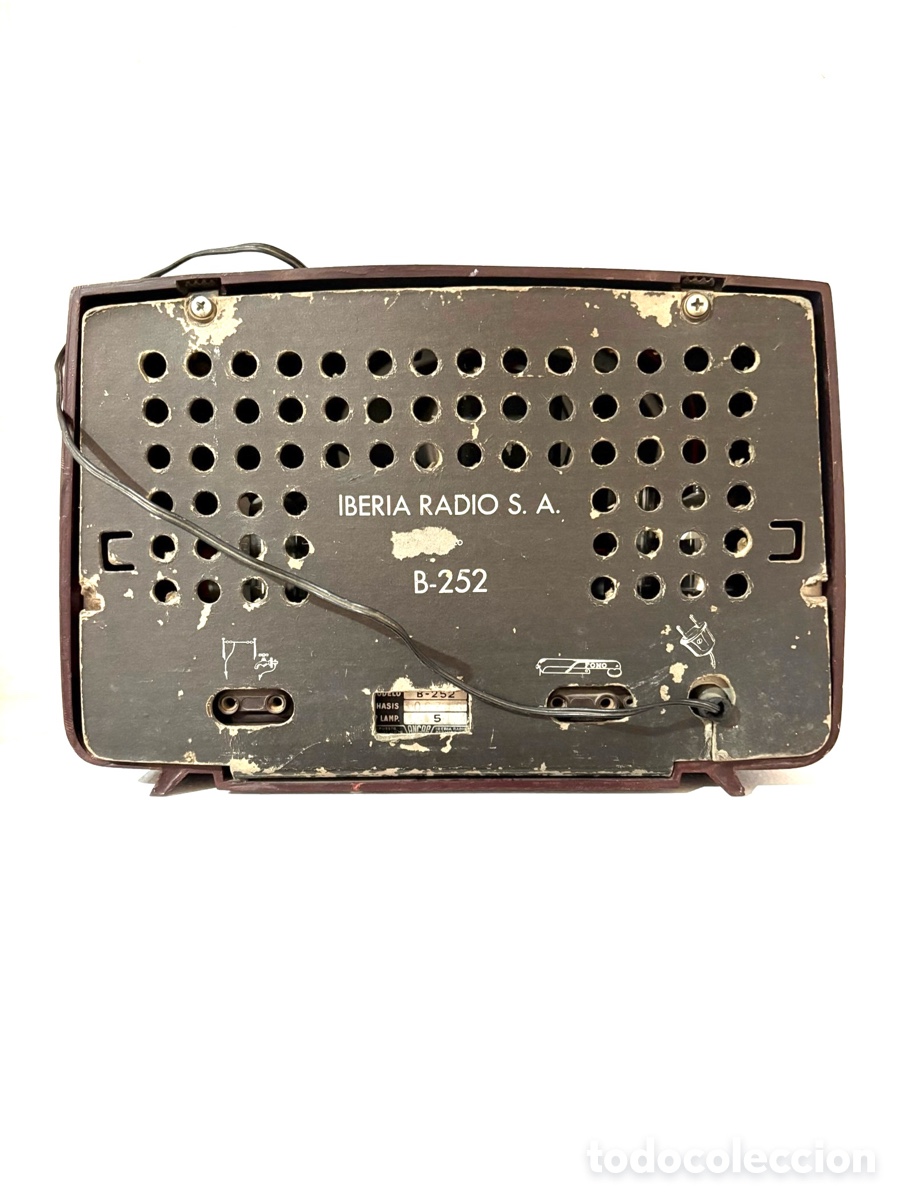 Radios antiguas: RADIO VINTAGE IBERIA B-252 - Foto 6