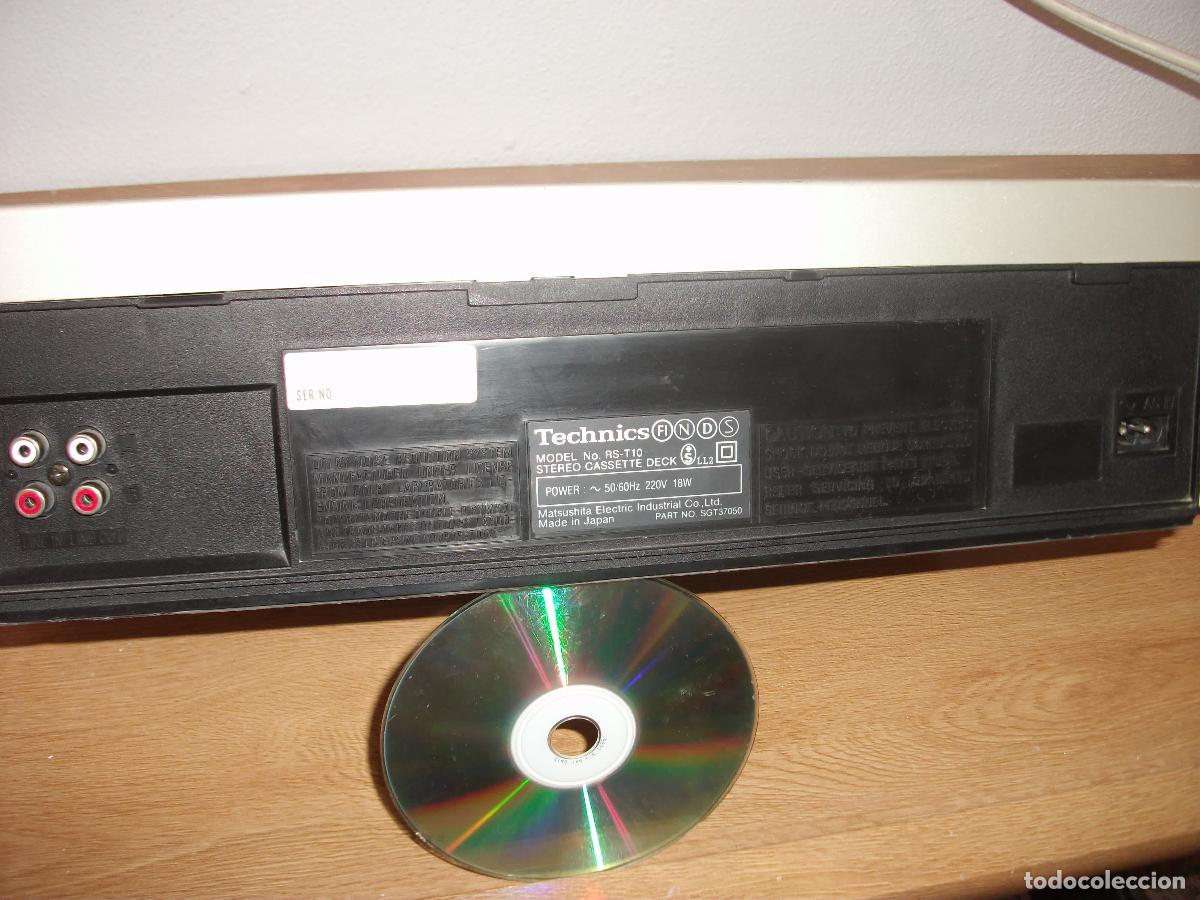 Radios antiguas: TECHNICS , CASETTE DOBLE MODEL RS T 10 REF. 116 GARA (EN PRUEBAS) - Foto 3