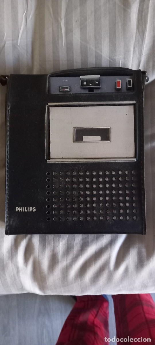 Radios antiguas: Radio Casette Grabadora Philips - Foto 3