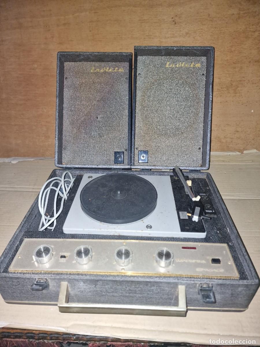 Radios antiguas: TOCADISCOS MARCA INVICTA A&Ntilde;OS 60 - Foto 11
