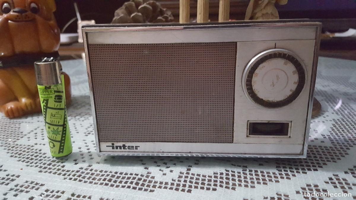 Radios antiguas: Radio transistor marca Inter. Vintage - Foto 1