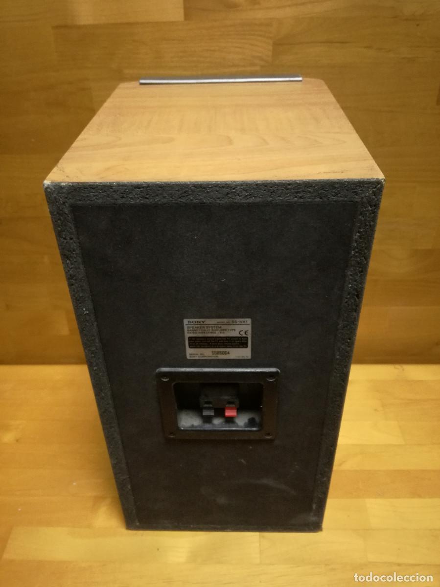 Radios antiguas: BAFLE ALTAVOZ ALTAVOCES SONY SS-NX1 (FUNCIONANDO) - Foto 7