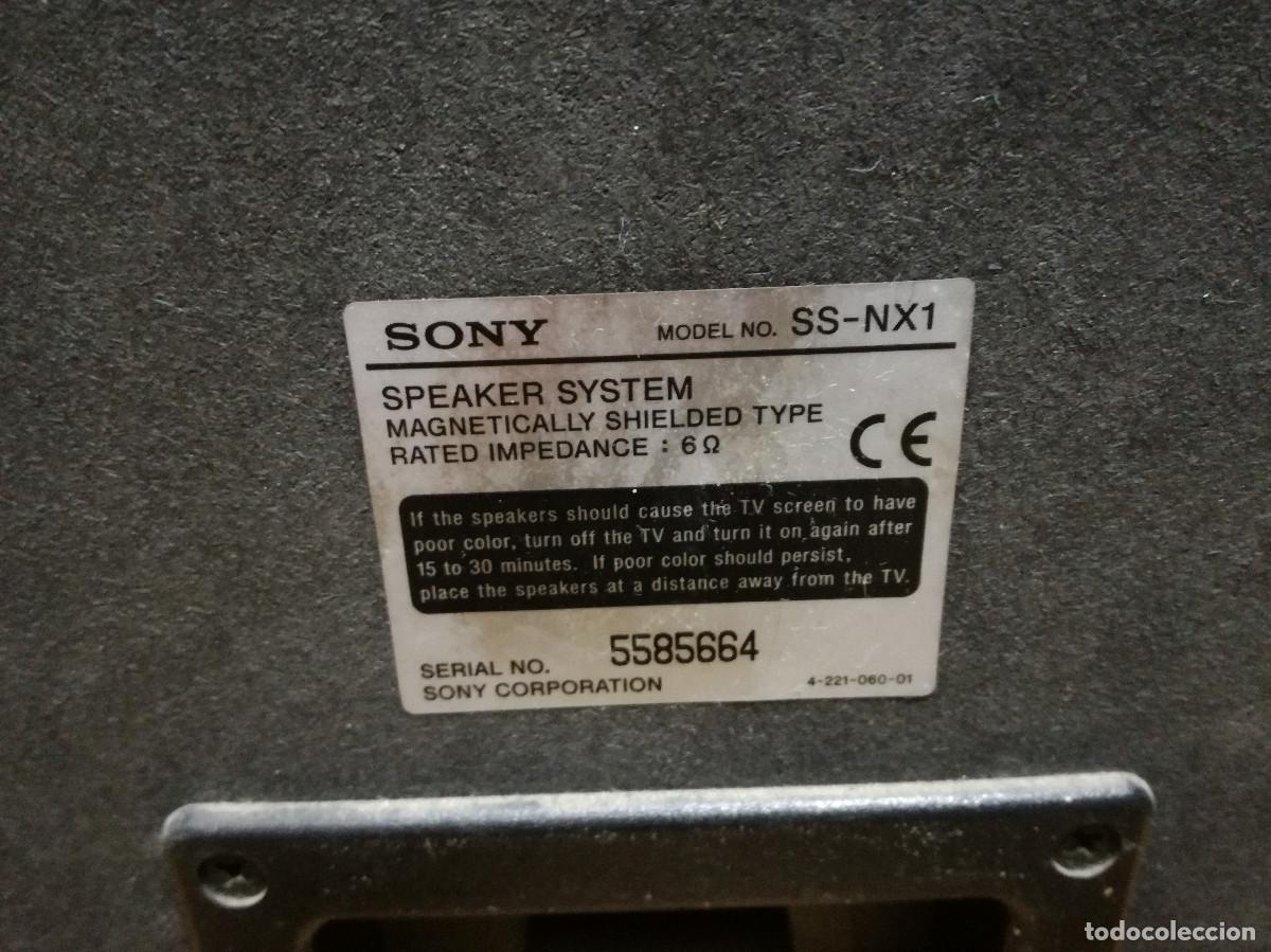 Radios antiguas: BAFLE ALTAVOZ ALTAVOCES SONY SS-NX1 (FUNCIONANDO) - Foto 8