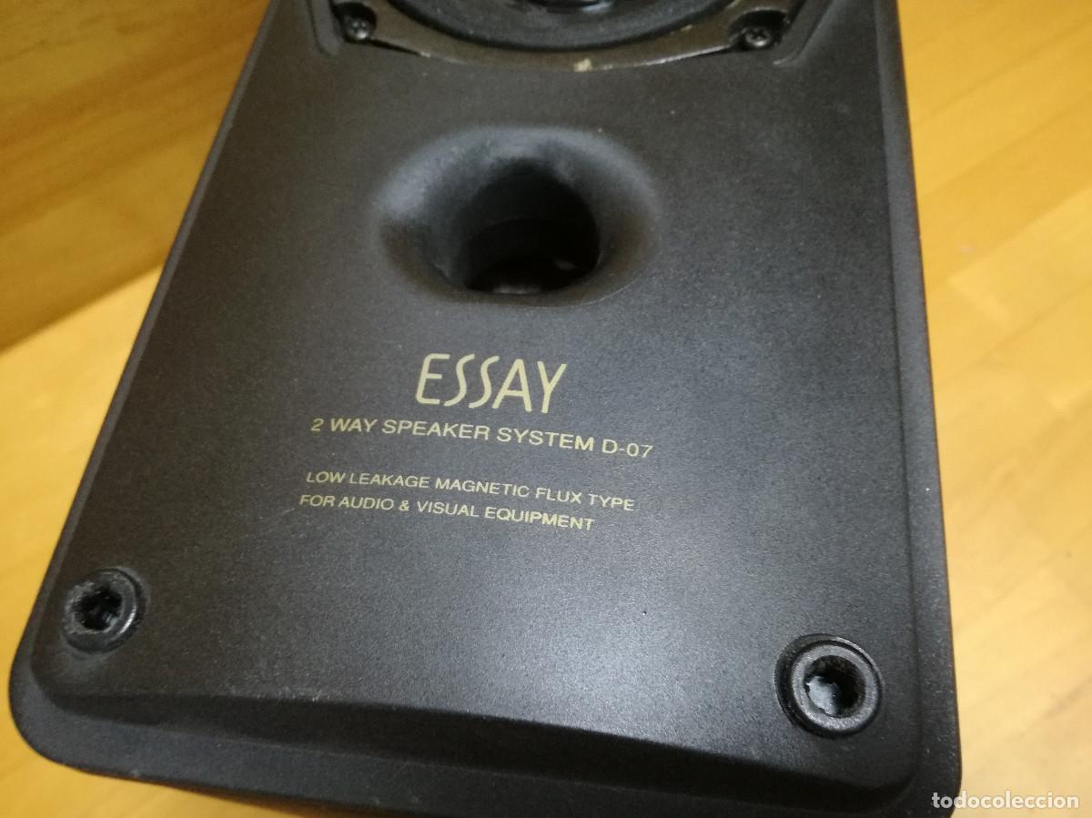 Radios antiguas: BAFLE ALTAVOZ ALTAVOCES ONKYO D-07 (FUNCIONANDO) - Foto 7