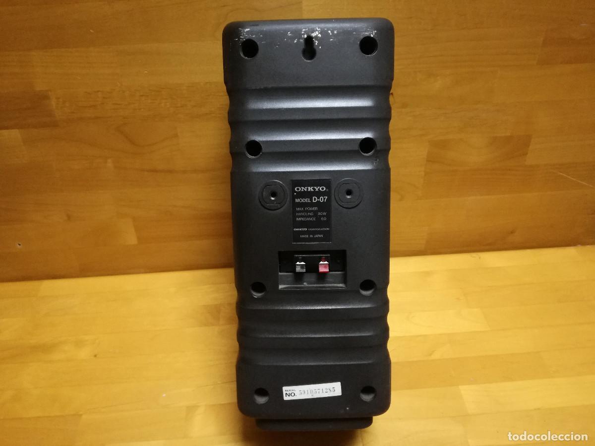 Radios antiguas: BAFLE ALTAVOZ ALTAVOCES ONKYO D-07 (FUNCIONANDO) - Foto 8