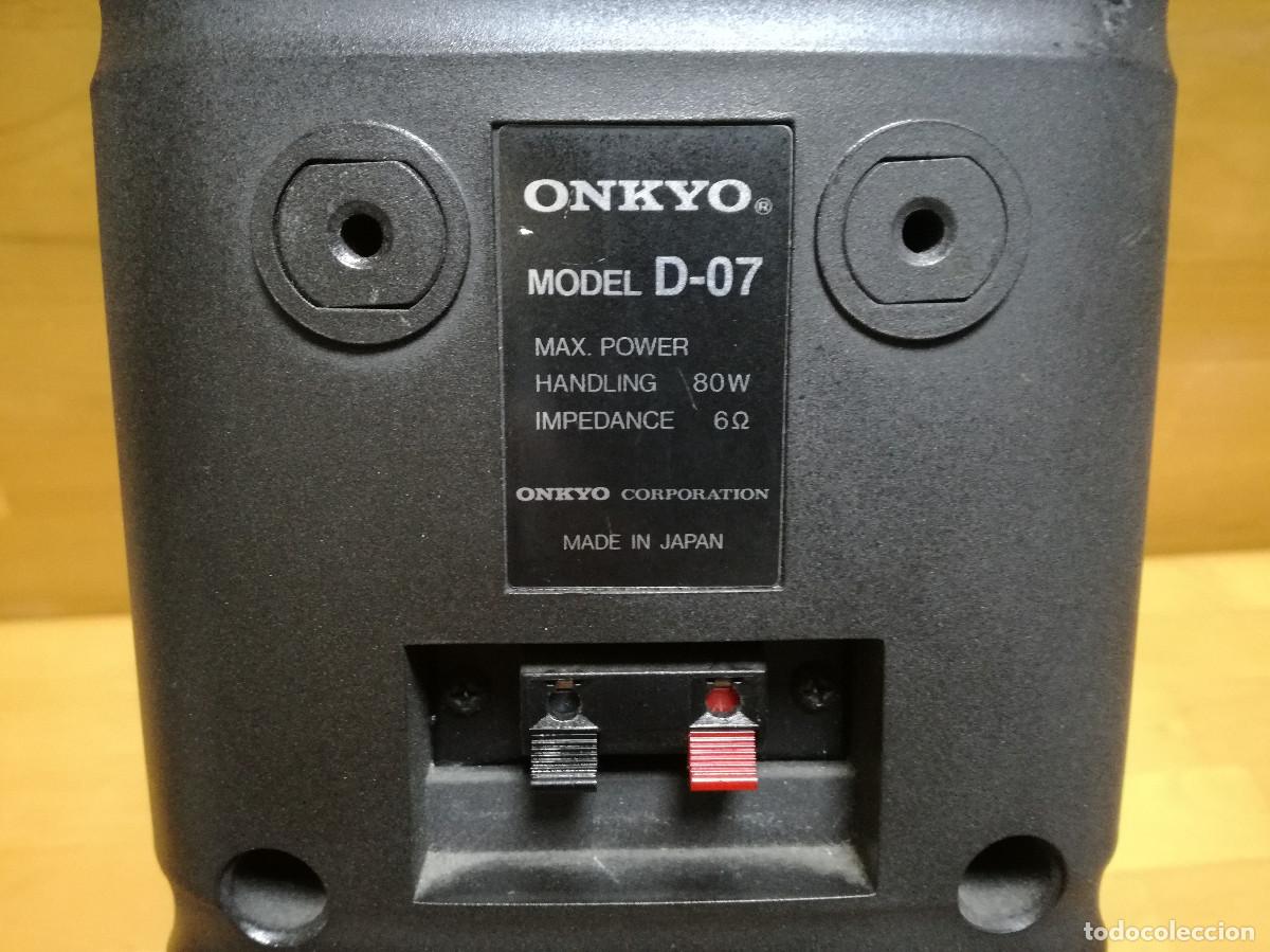 Radios antiguas: BAFLE ALTAVOZ ALTAVOCES ONKYO D-07 (FUNCIONANDO) - Foto 10