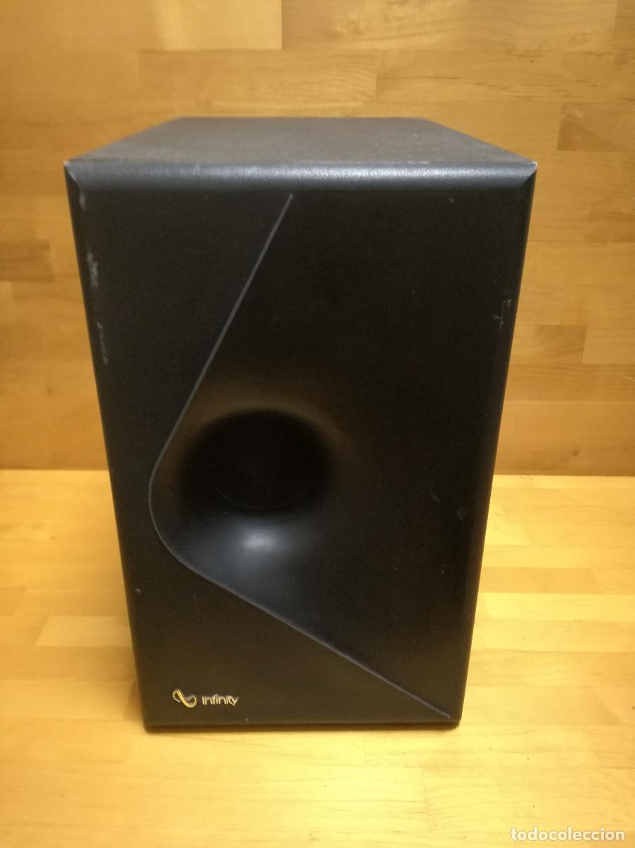 Radios antiguas: SUBWOOFER PASIVO CON DOBLE ALTAVOZ ALTAVOCES MARCA INFINITY (FUNCIONANDO) - Foto 2