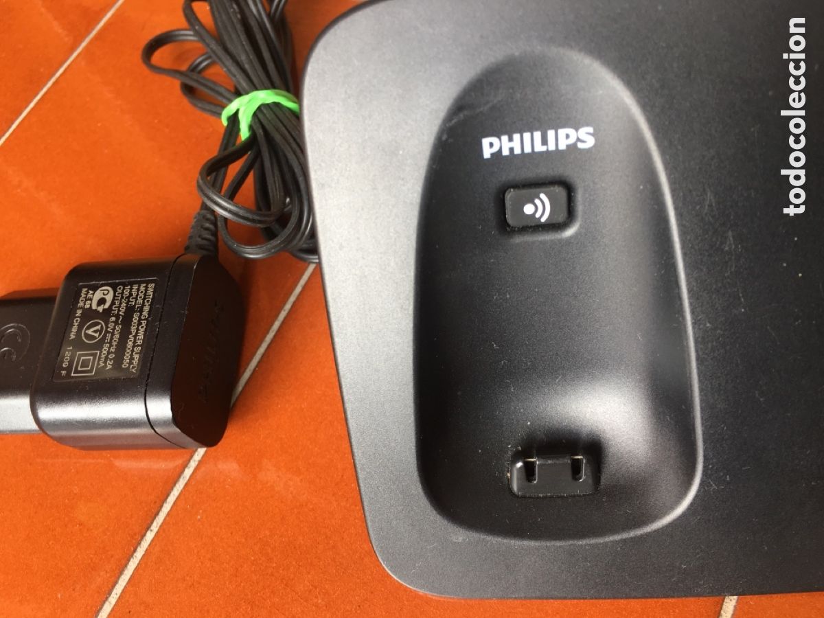 Radios antiguas: TELEFONO INALAMBRICO PHILIPS CON ALIMENTADOR - Foto 3