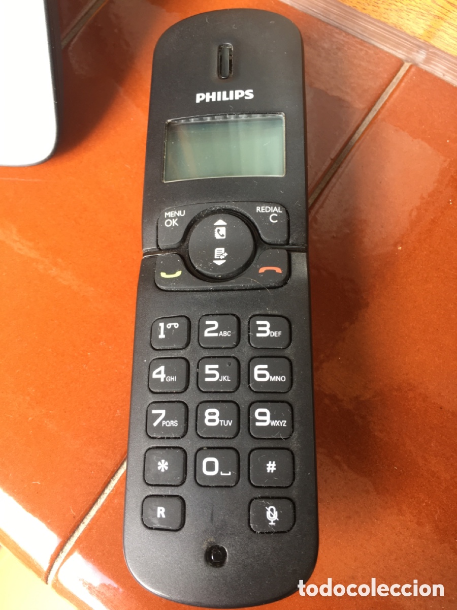 Radios antiguas: TELEFONO INALAMBRICO PHILIPS CON ALIMENTADOR - Foto 1