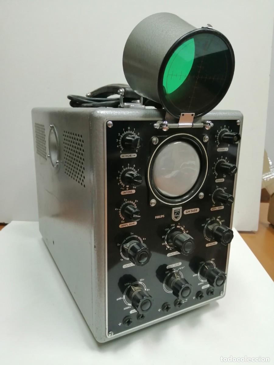 Radios antiguas: OSCILOSCOPIO PHILIPS GM-5659 - Foto 3