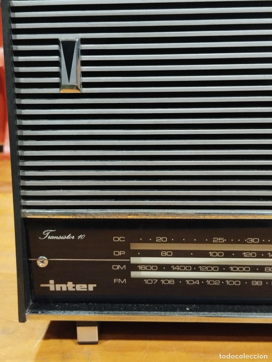Radios antiguas: RADIO INTER EUROMODUL 101 TRANSISTOR 10. FUNCIONA. - Foto 8