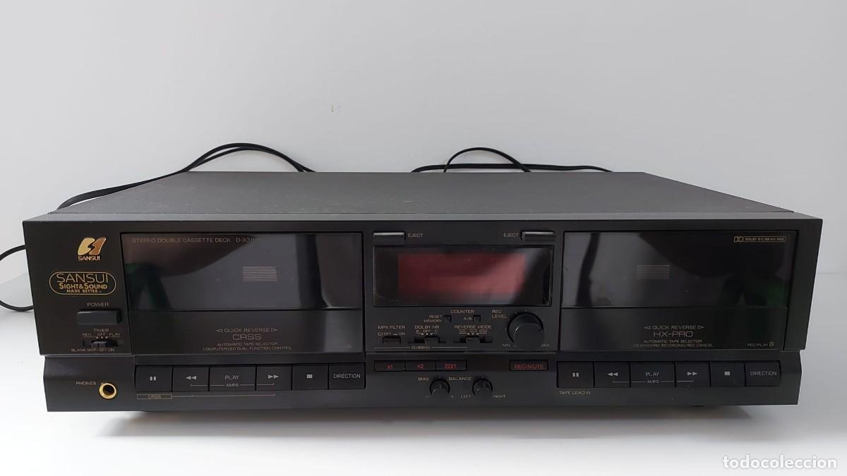 Radios antiguas: Stereo Double Cassette de la marca SANSUI - Foto 1
