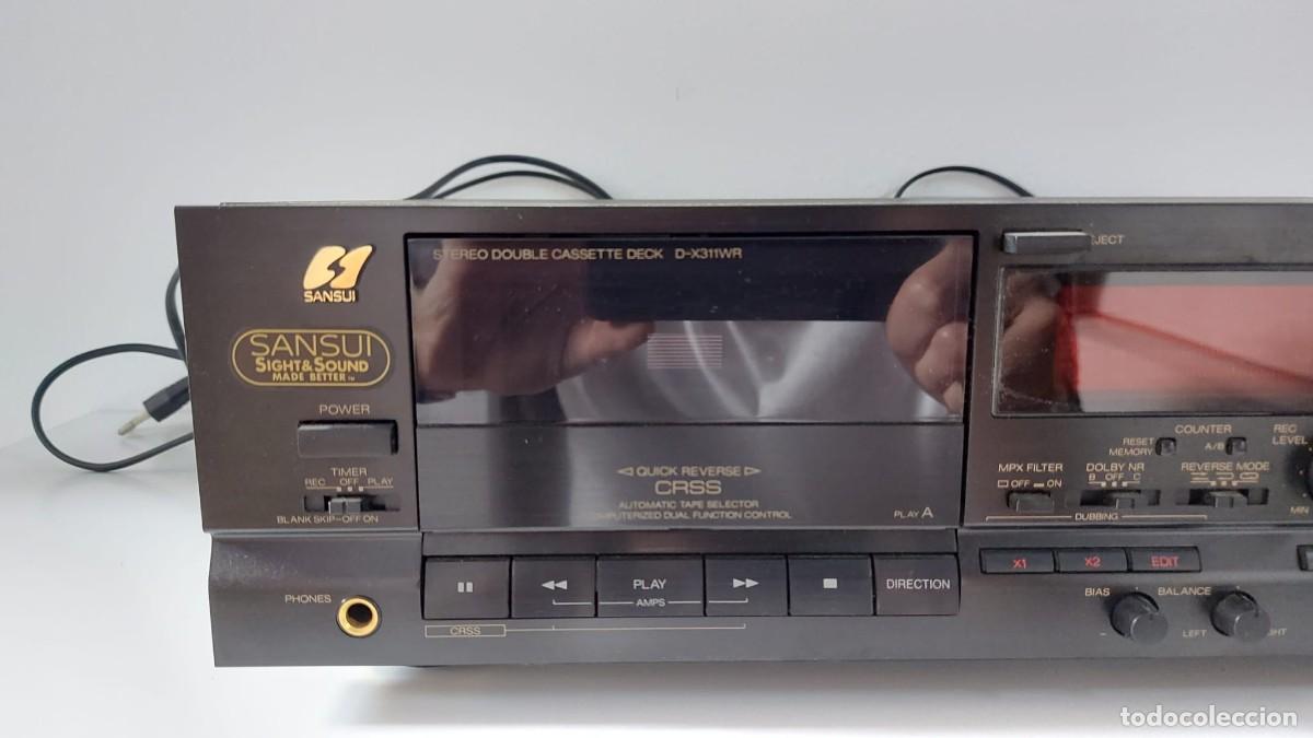 Radios antiguas: Stereo Double Cassette de la marca SANSUI - Foto 3